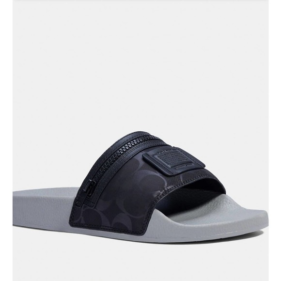 New Coach men Slide With Pocket - Picture 2 of 8